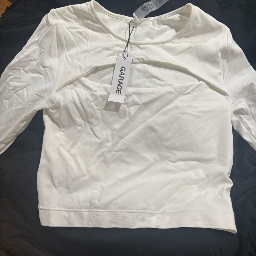 Garage Women's Cream Long Sleeve Top